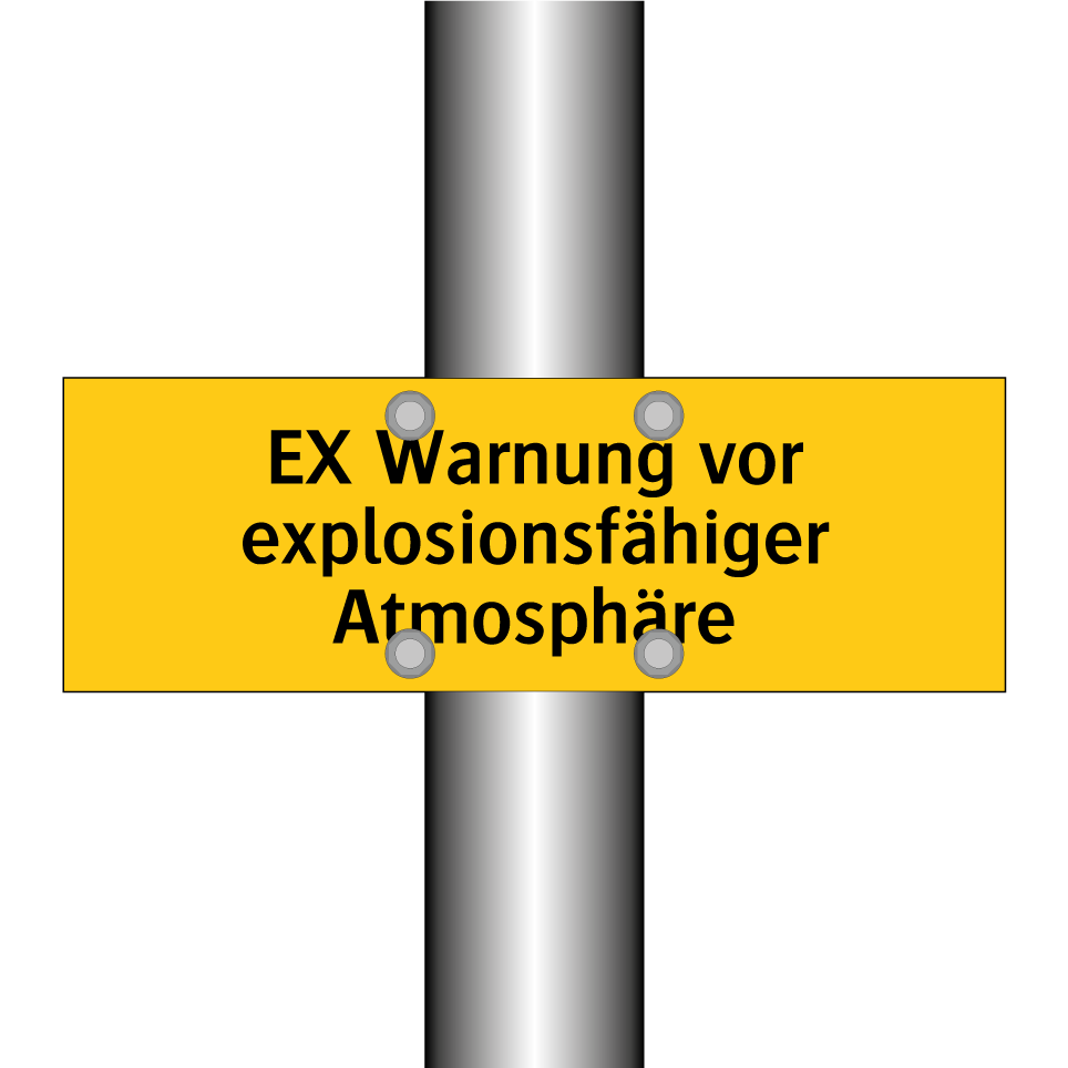 EX Warnung vor explosionsfähiger Atmosphäre