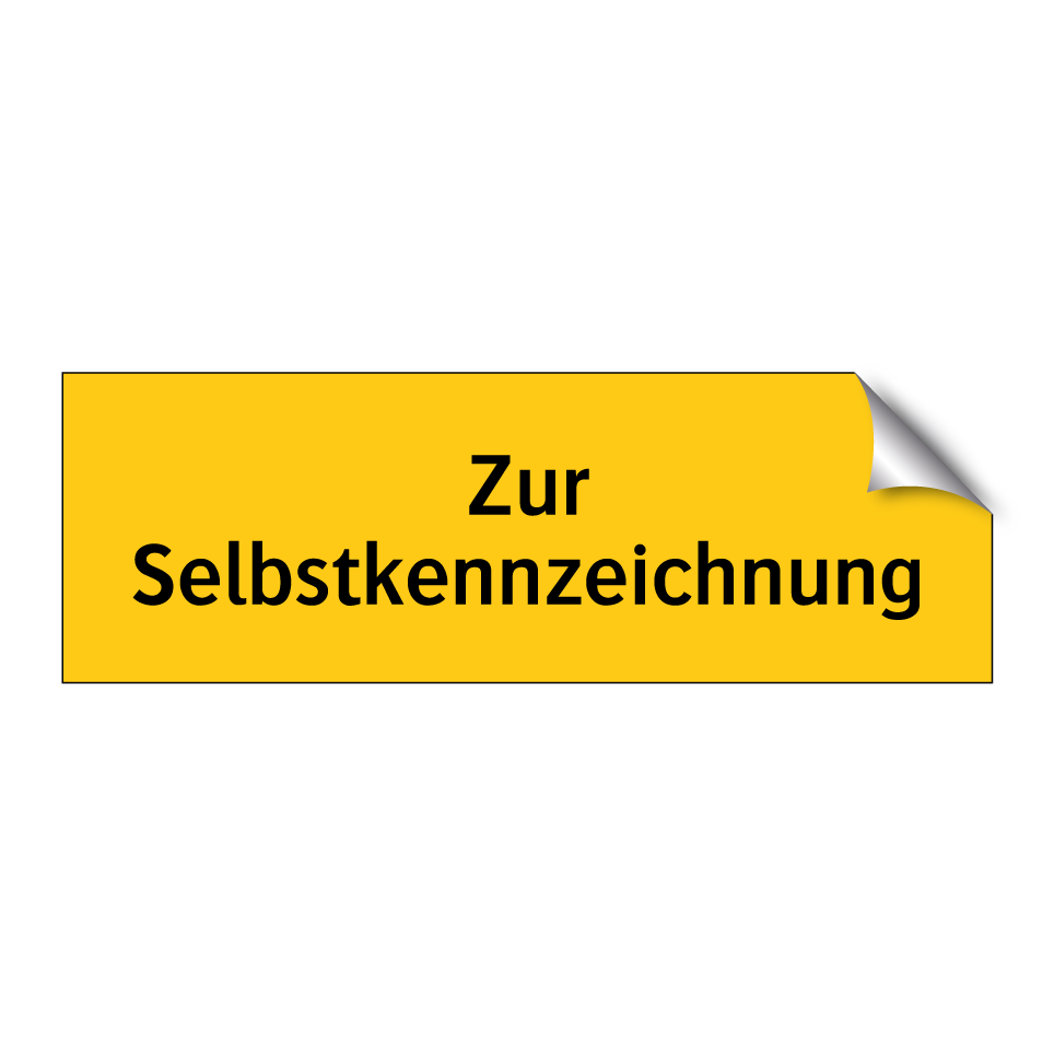 Zur Selbstkennzeichnung