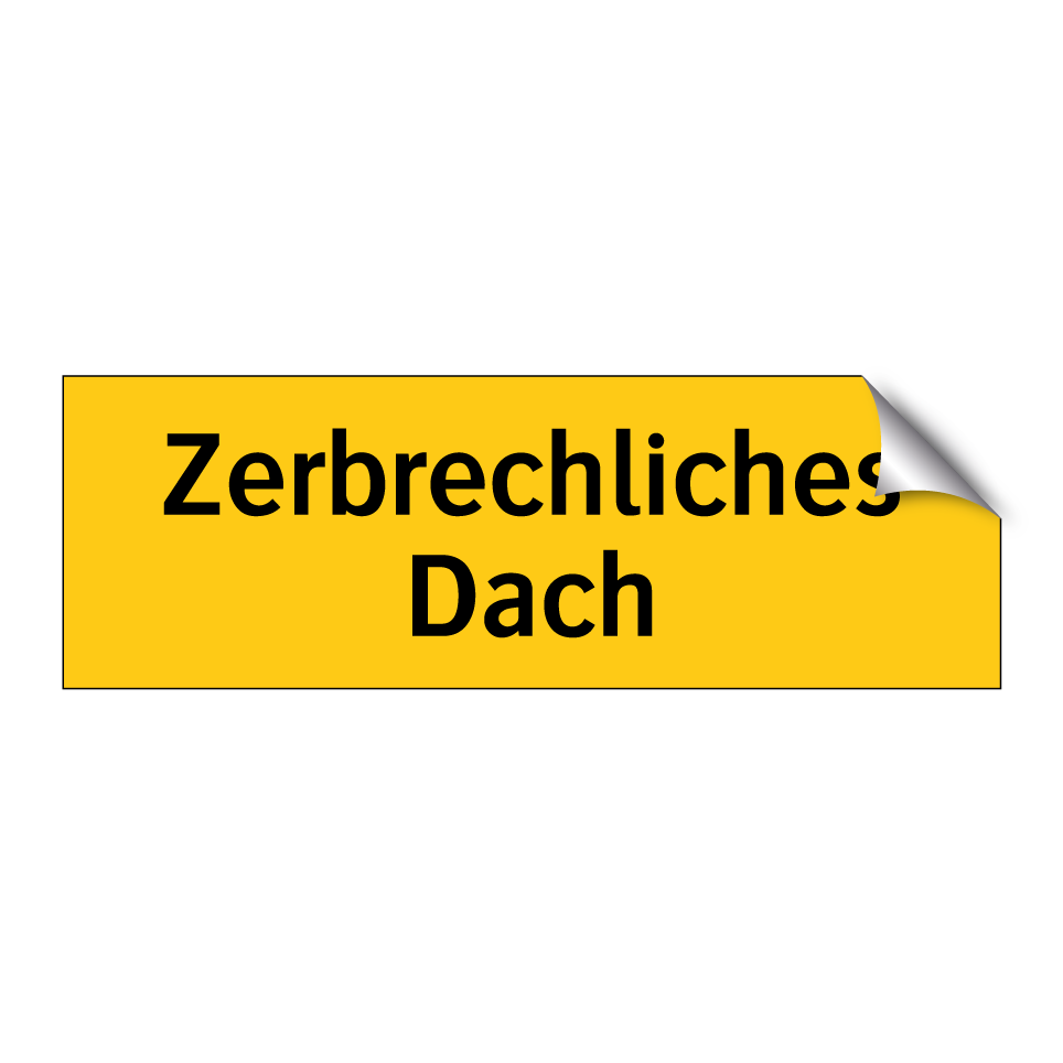 Zerbrechliches Dach
