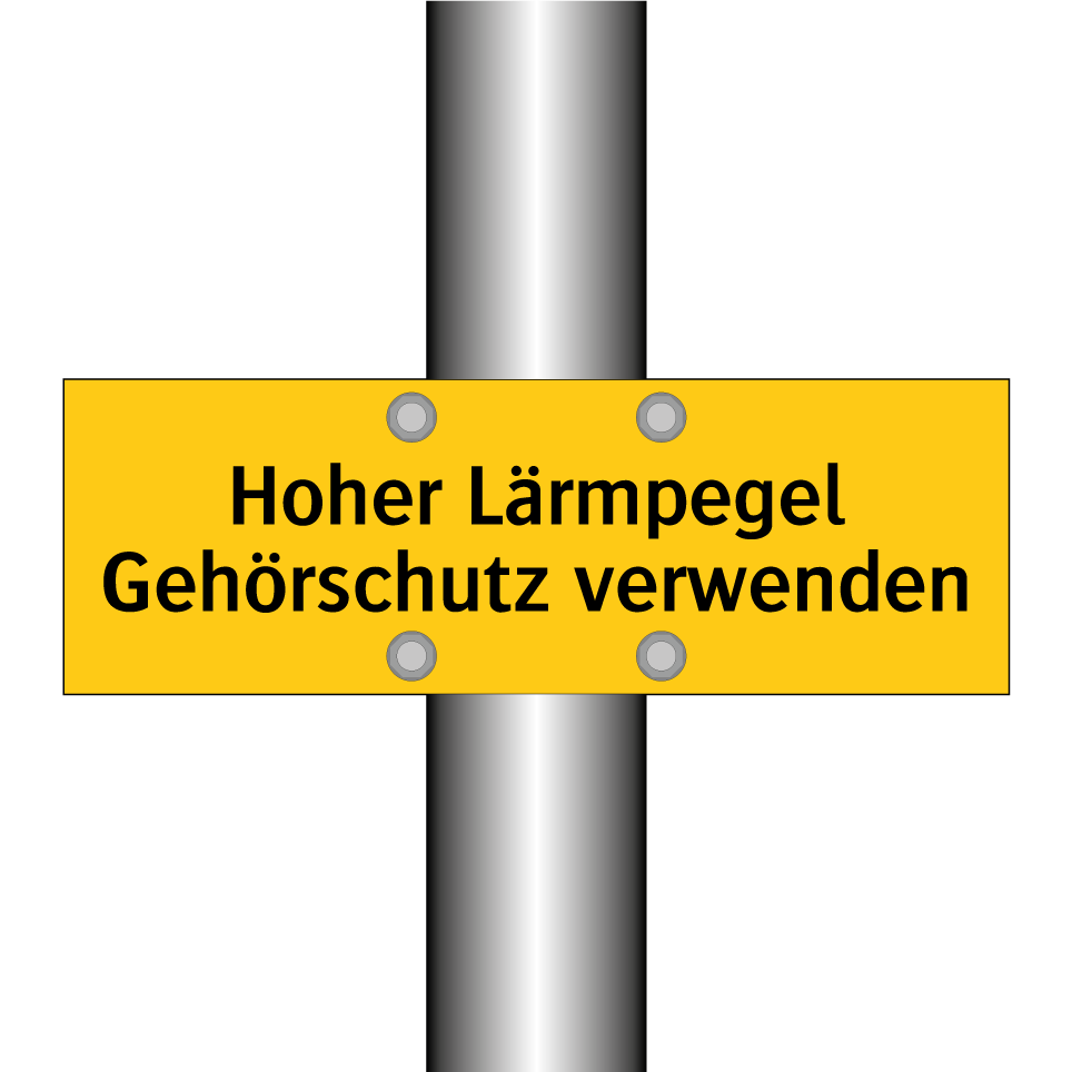 Hoher Lärmpegel Gehörschutz verwenden
