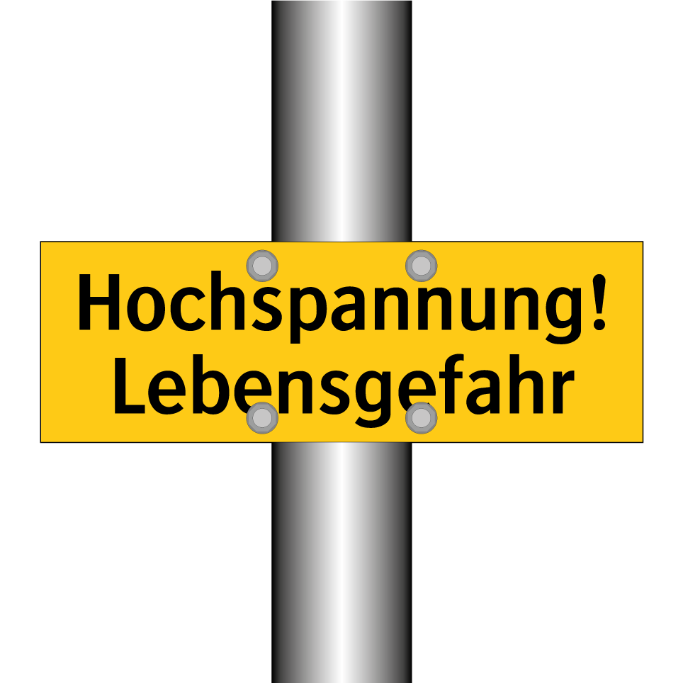 Hochspannung! Lebensgefahr