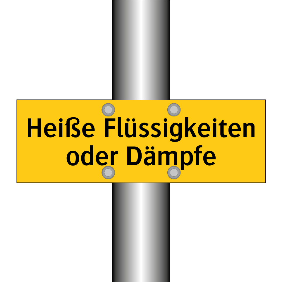 Heiße Flüssigkeiten oder Dämpfe