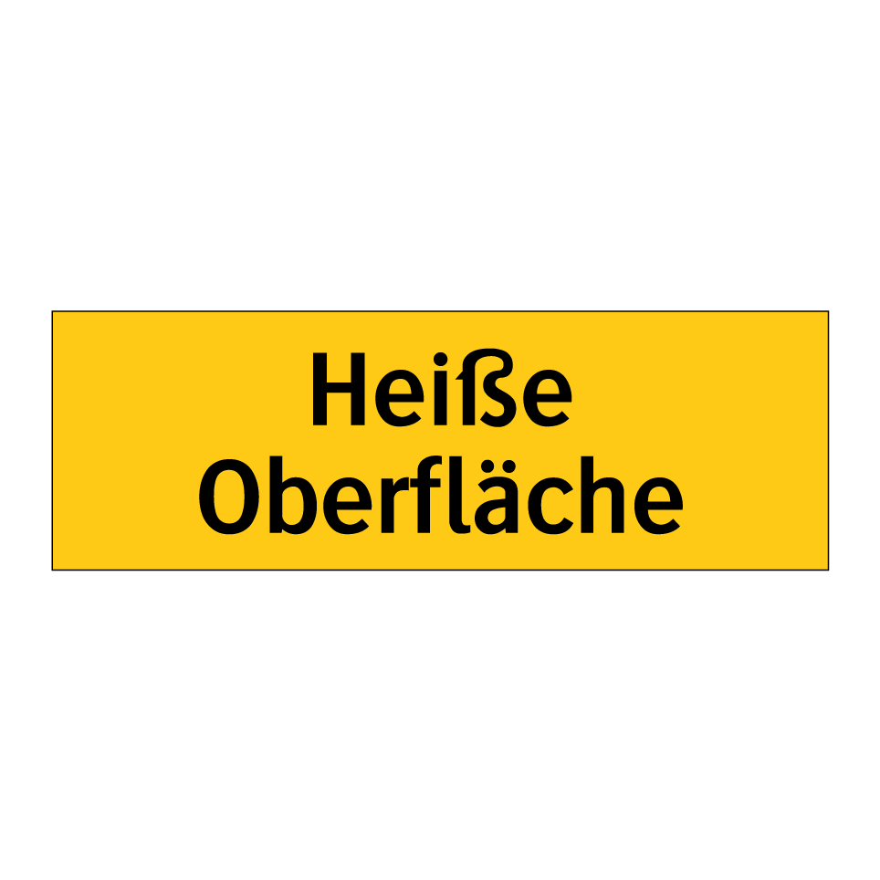Heiße Oberfläche
