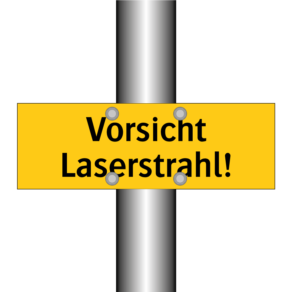 Vorsicht Laserstrahl!