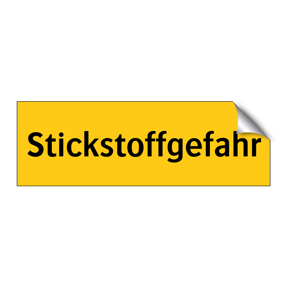 Stickstoffgefahr