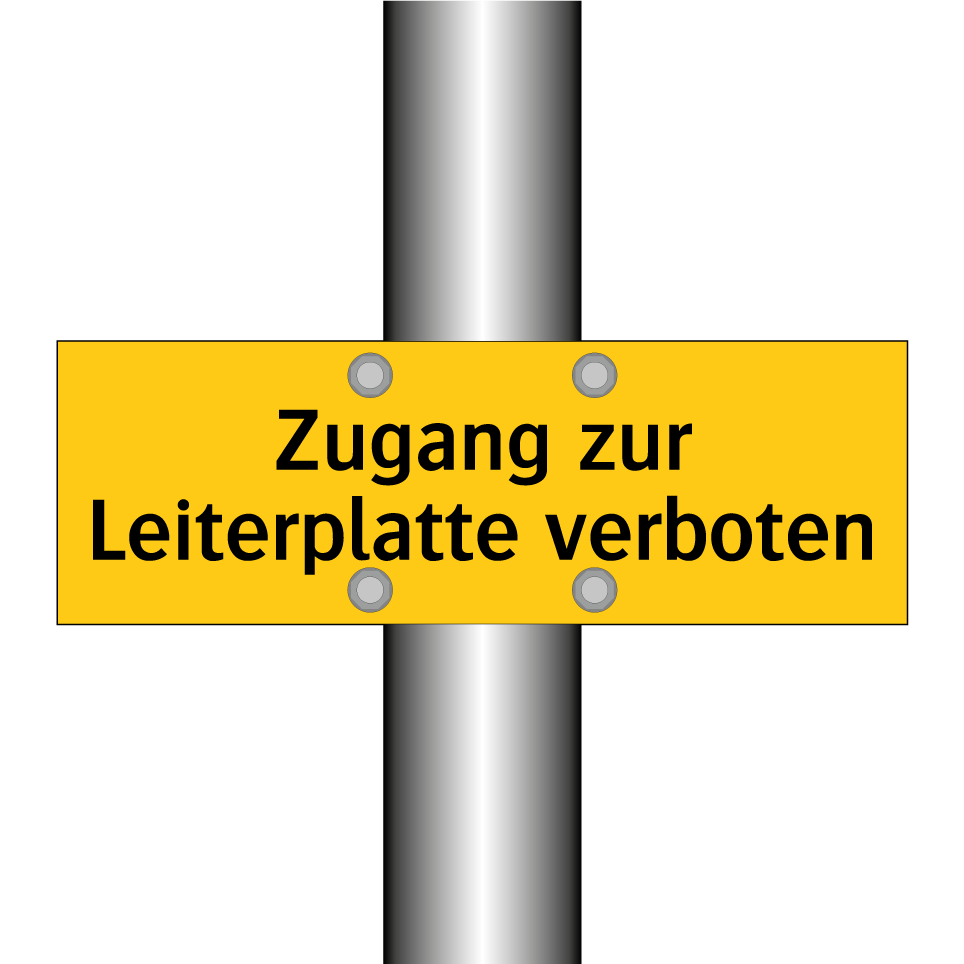 Zugang zur Leiterplatte verboten