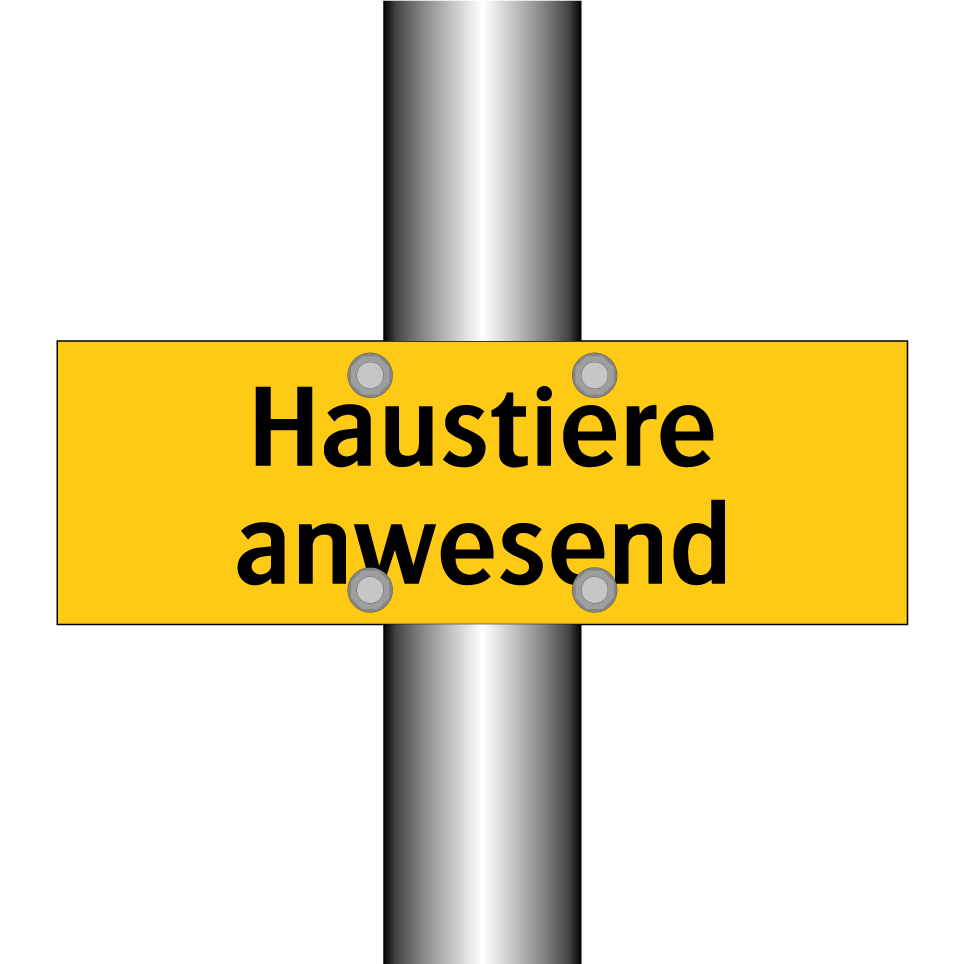 Haustiere anwesend