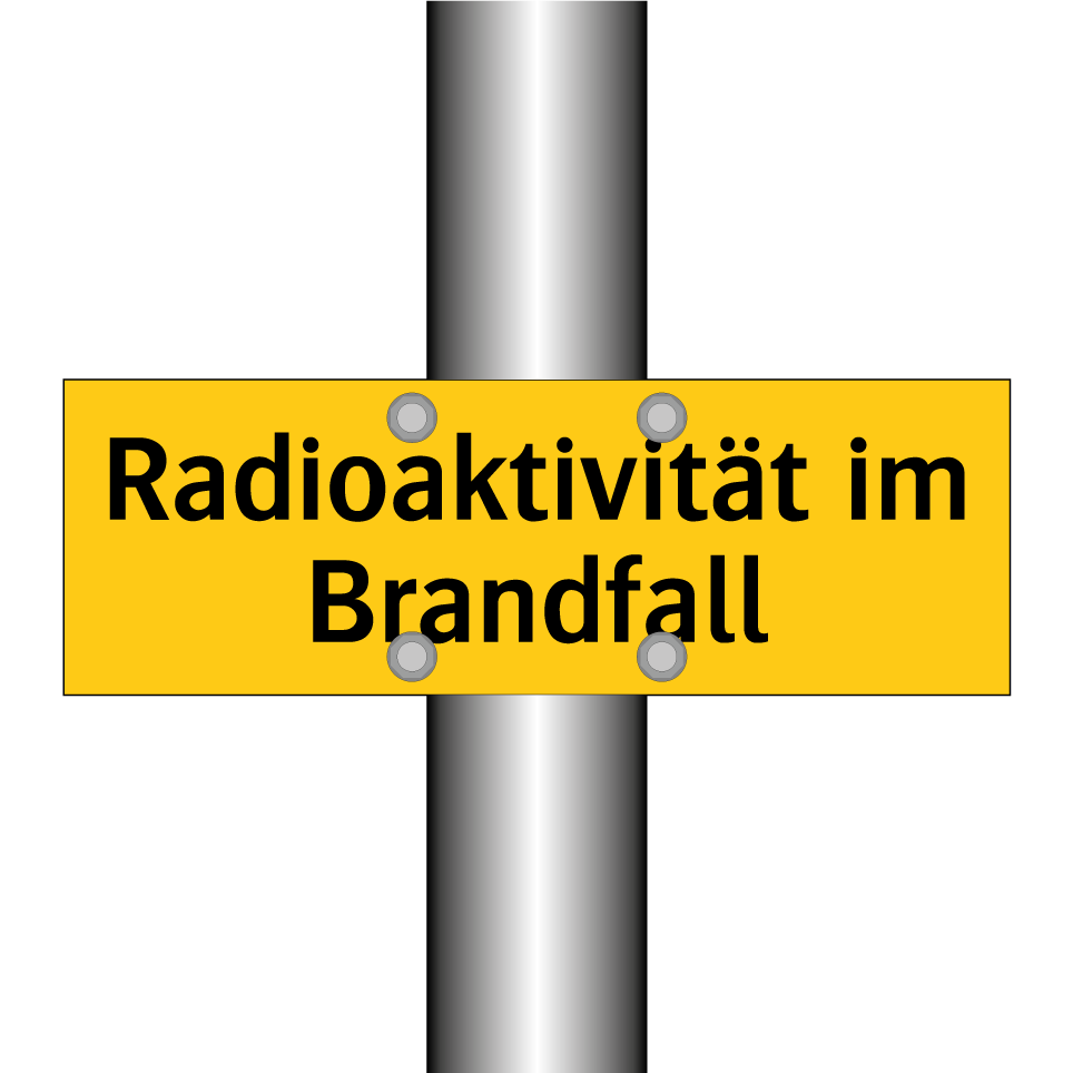 Radioaktivität im Brandfall