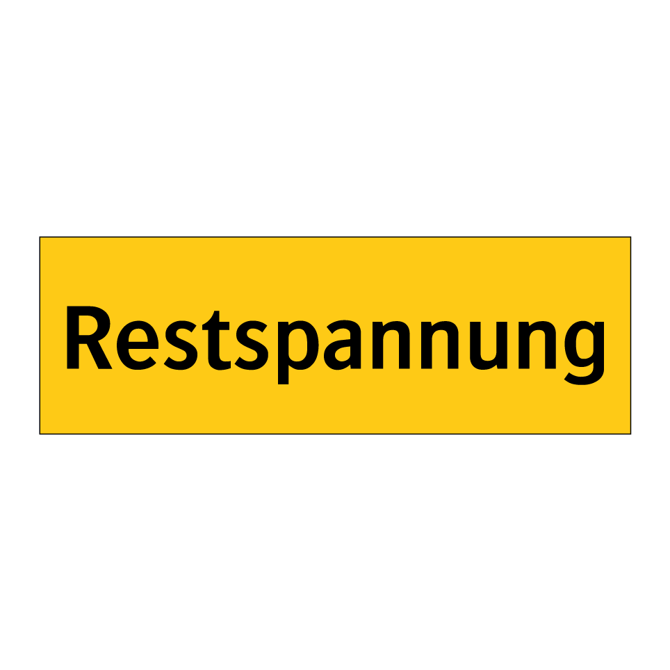 Restspannung