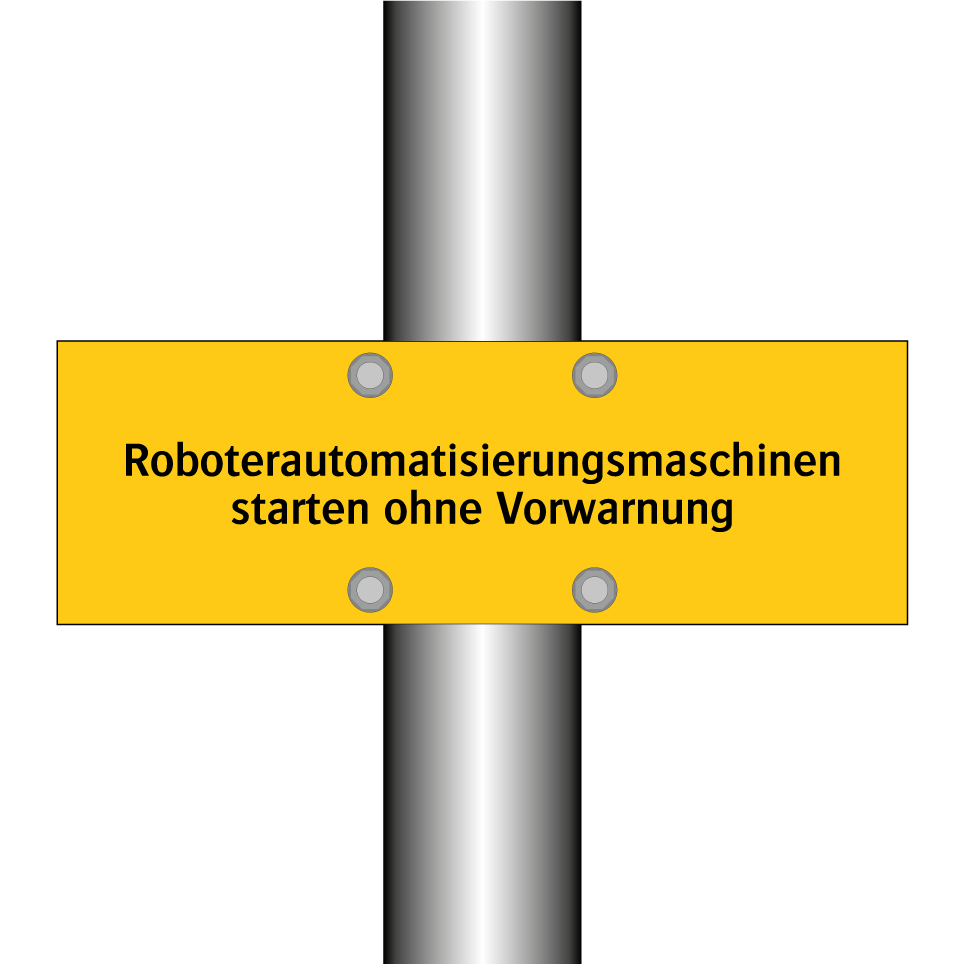 Roboterautomatisierungsmaschinen starten ohne Vorwarnung