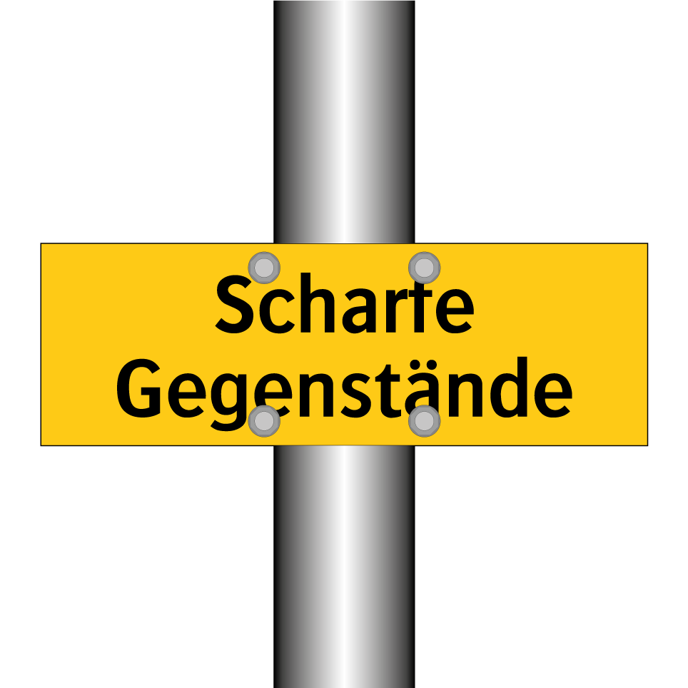 Scharfe Gegenstände