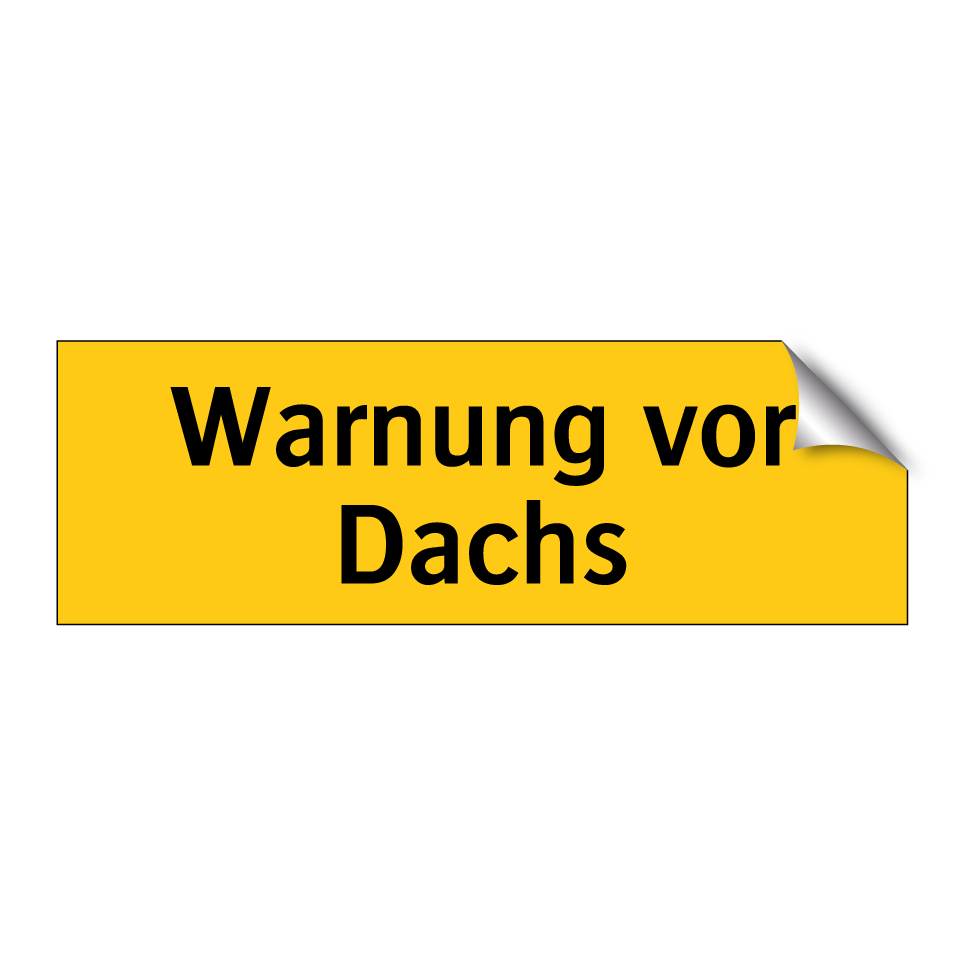 Warnung vor Dachs