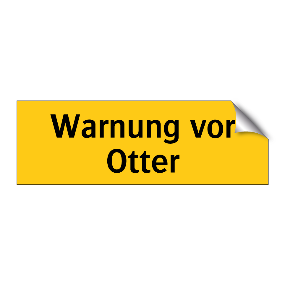 Warnung vor Otter