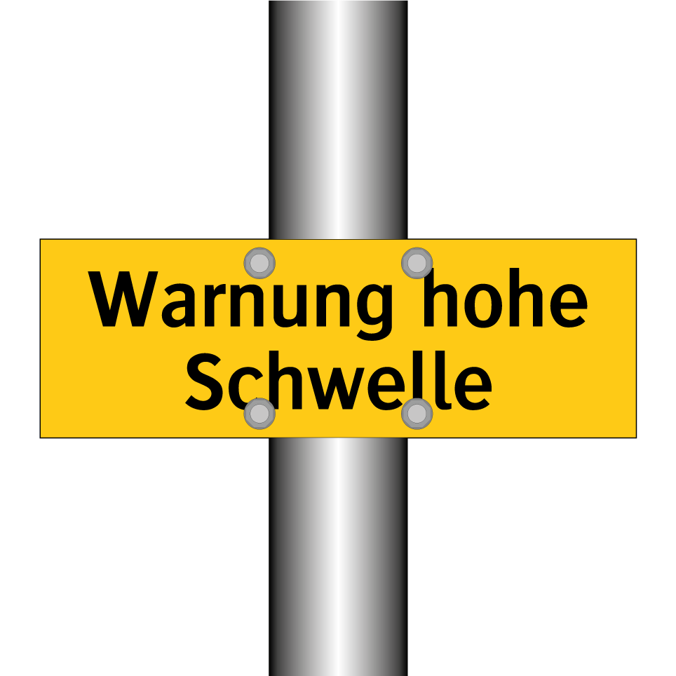 Warnung hohe Schwelle