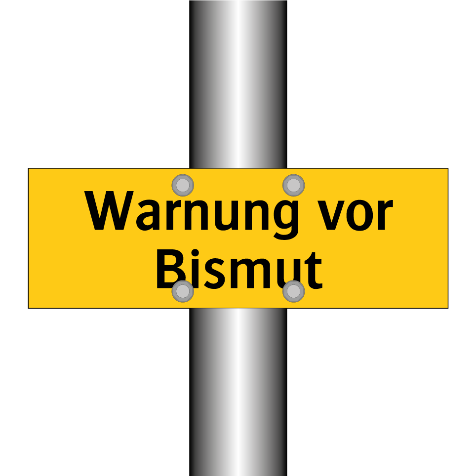 Warnung vor Bismut