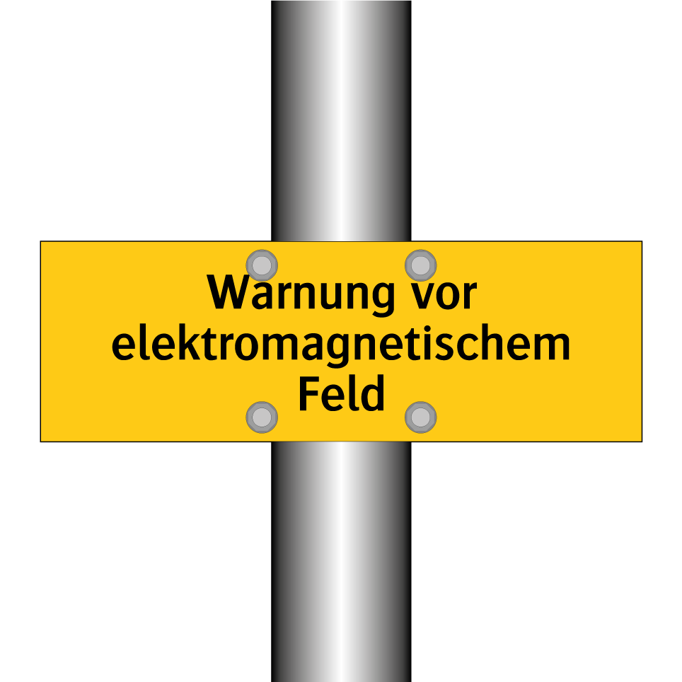 Warnung vor elektromagnetischem Feld