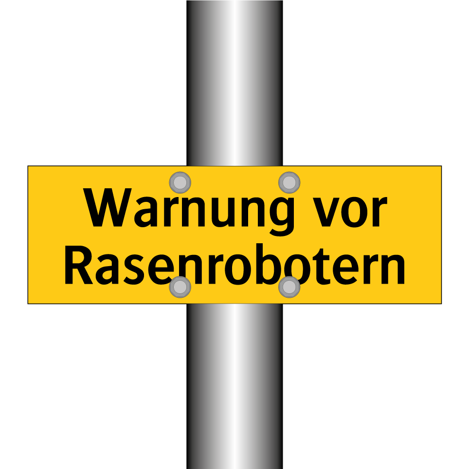 Warnung vor Rasenrobotern
