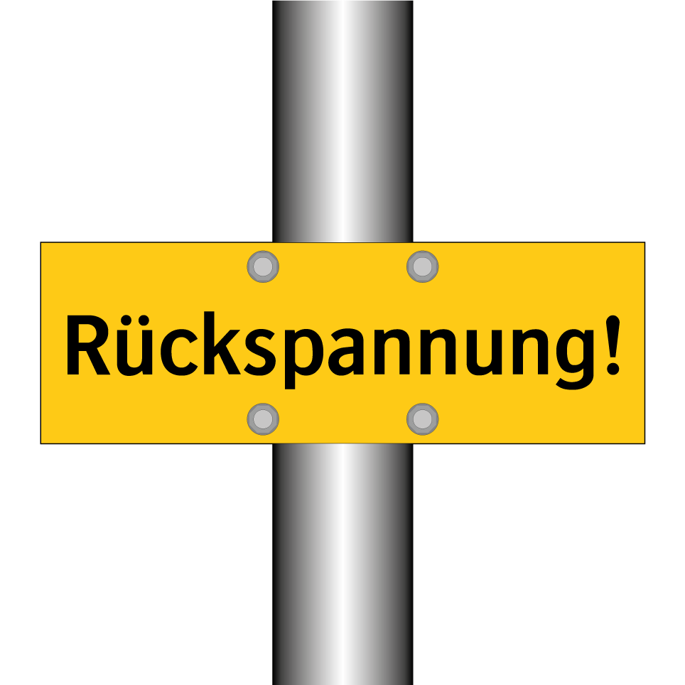 Rückspannung!