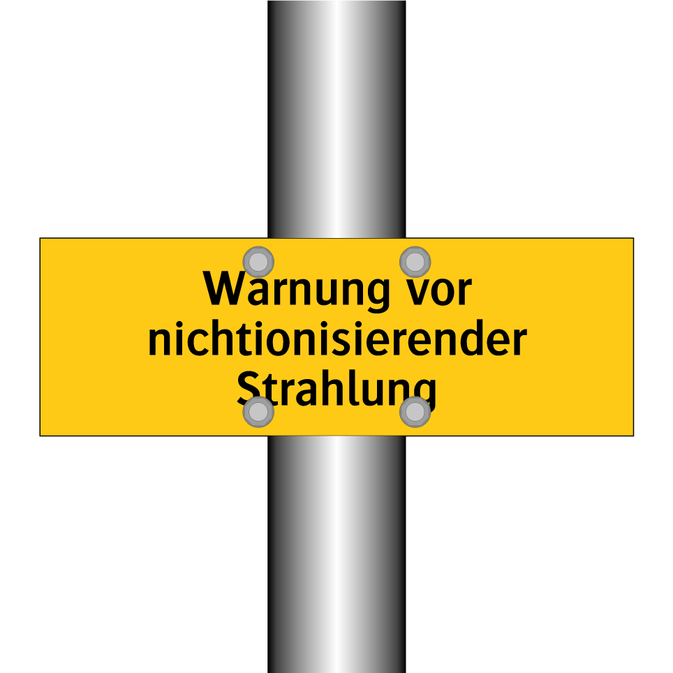 Warnung vor nichtionisierender Strahlung