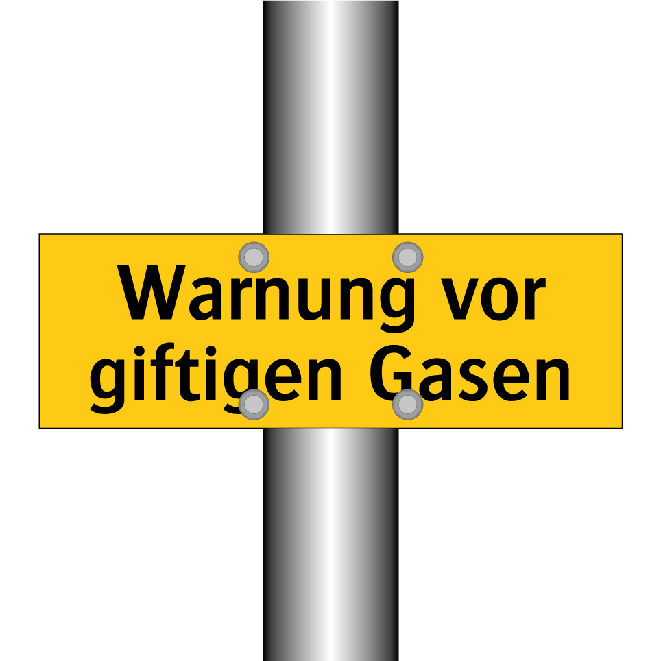 Warnung vor giftigen Gasen