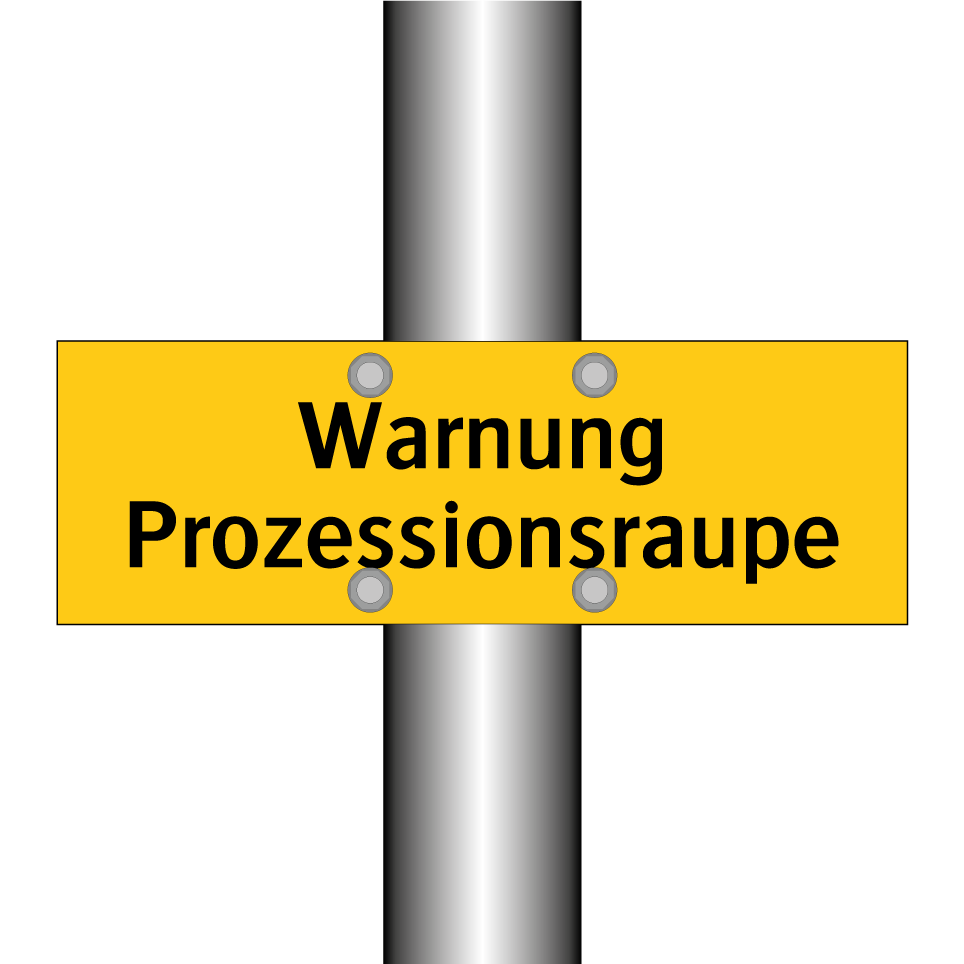 Warnung Prozessionsraupe