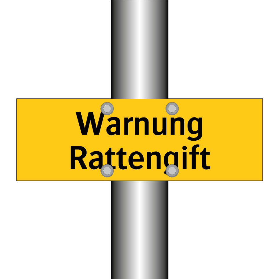 Warnung Rattengift