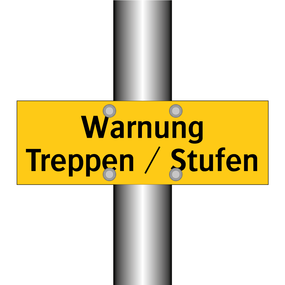 Warnung Treppen / Stufen