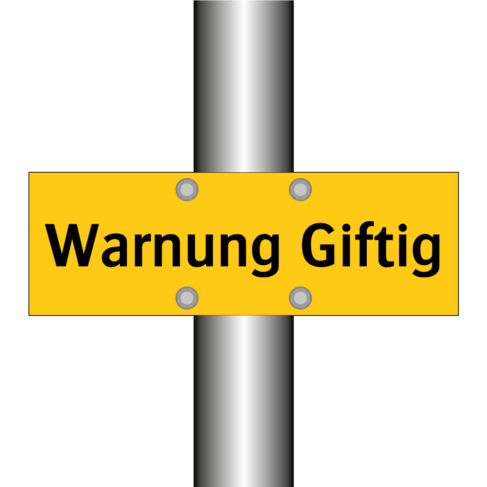 Warnung Giftig