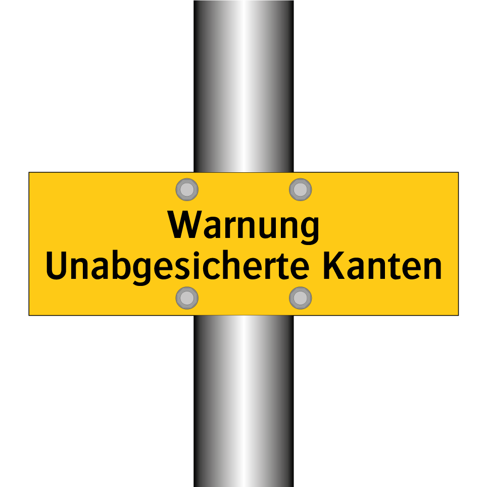 Warnung Unabgesicherte Kanten