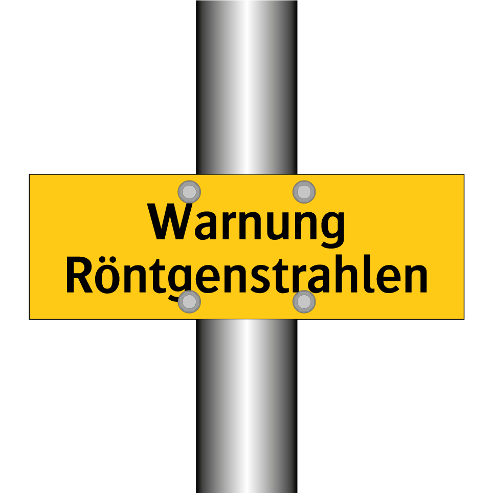 Warnung Röntgenstrahlen