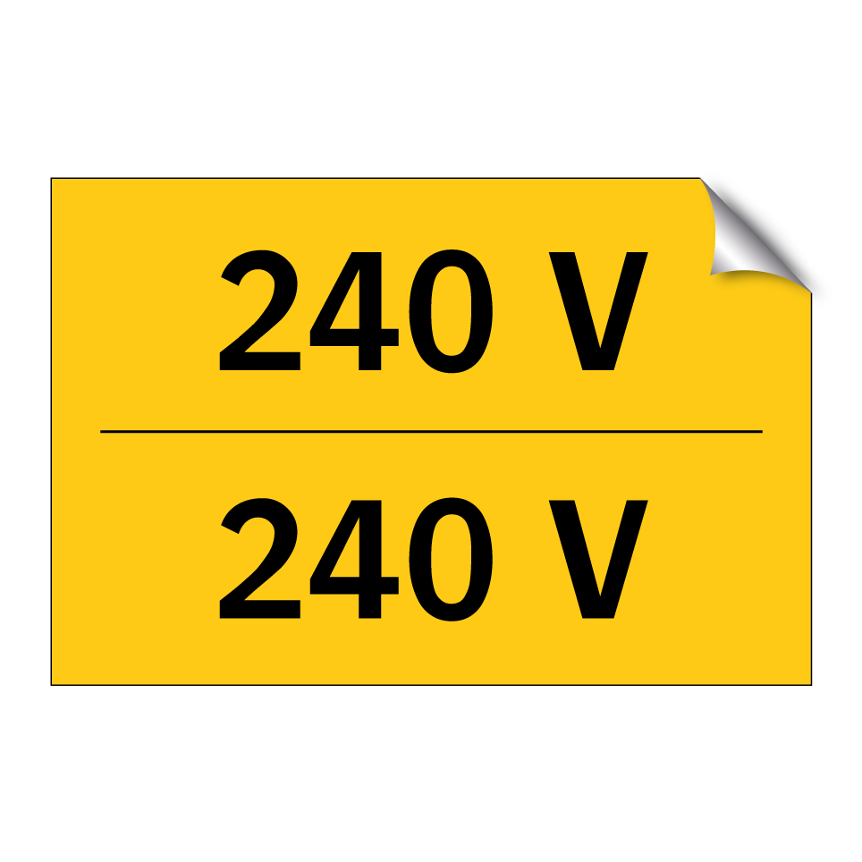 240 V - 240 V
