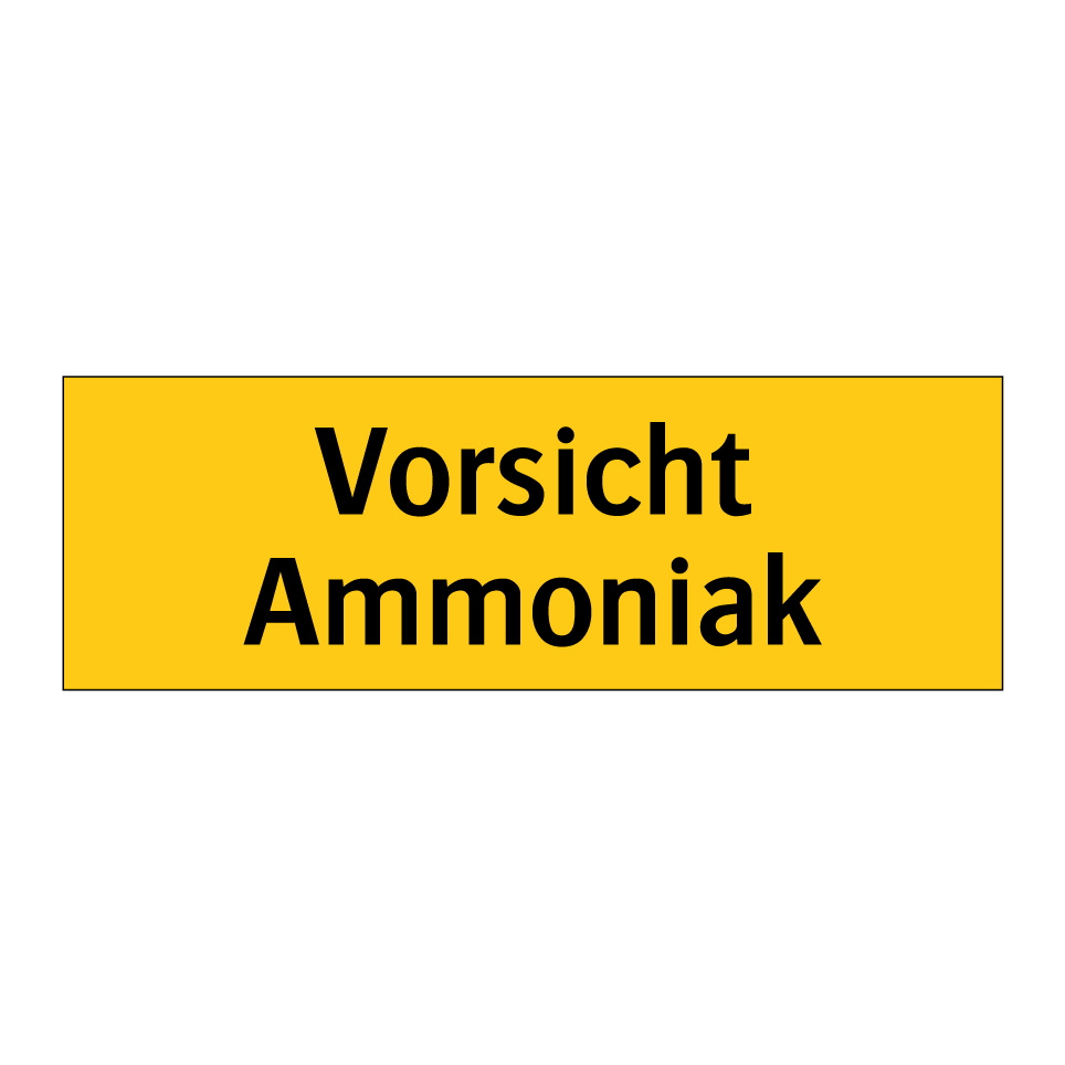 Vorsicht Ammoniak