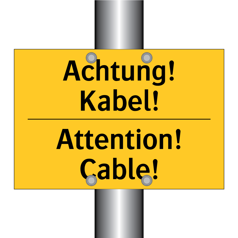 Achtung! Kabel! - Attention! Cable!