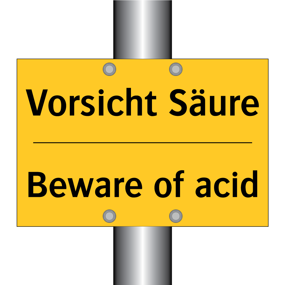 Vorsicht Säure - Beware of acid