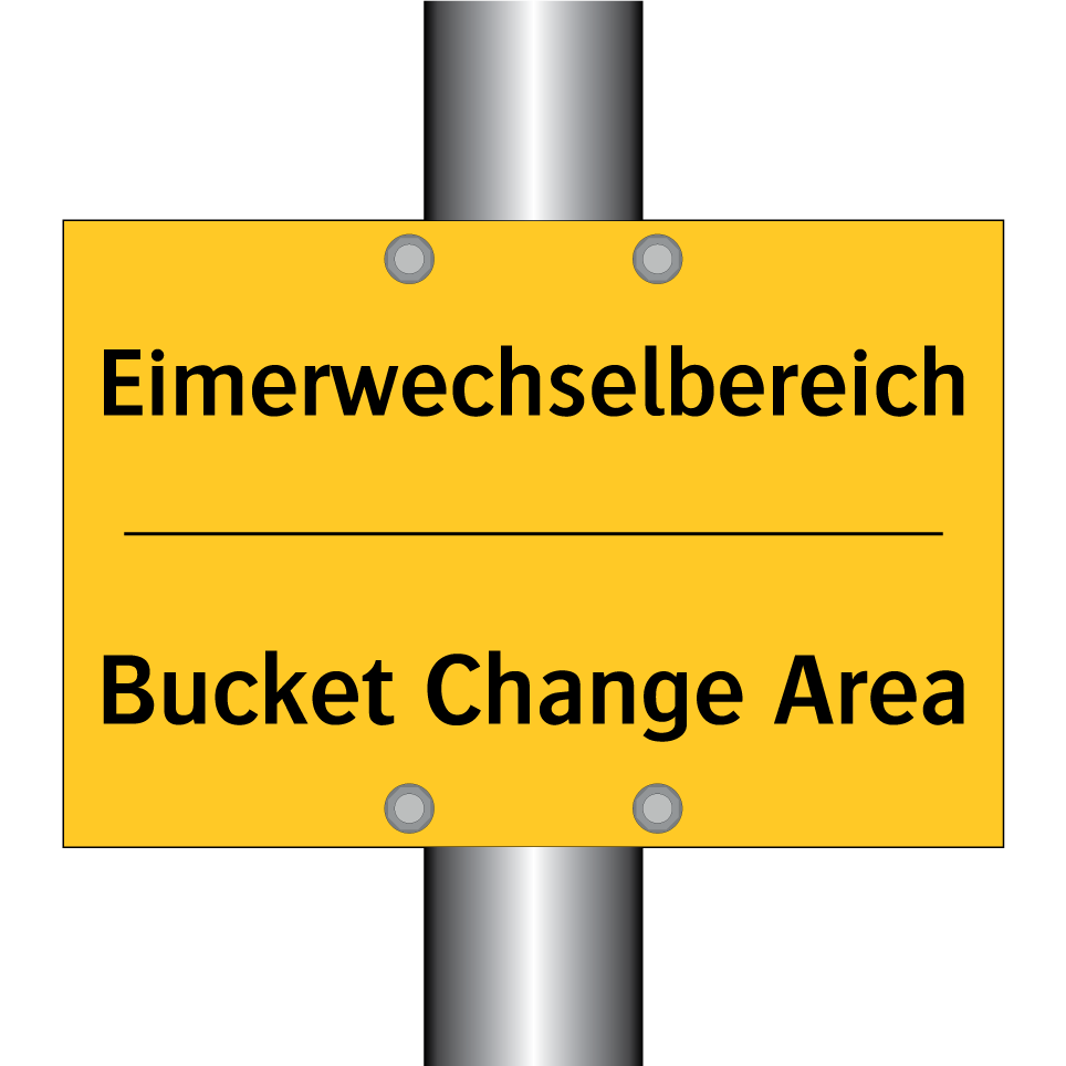Eimerwechselbereich - Bucket Change Area