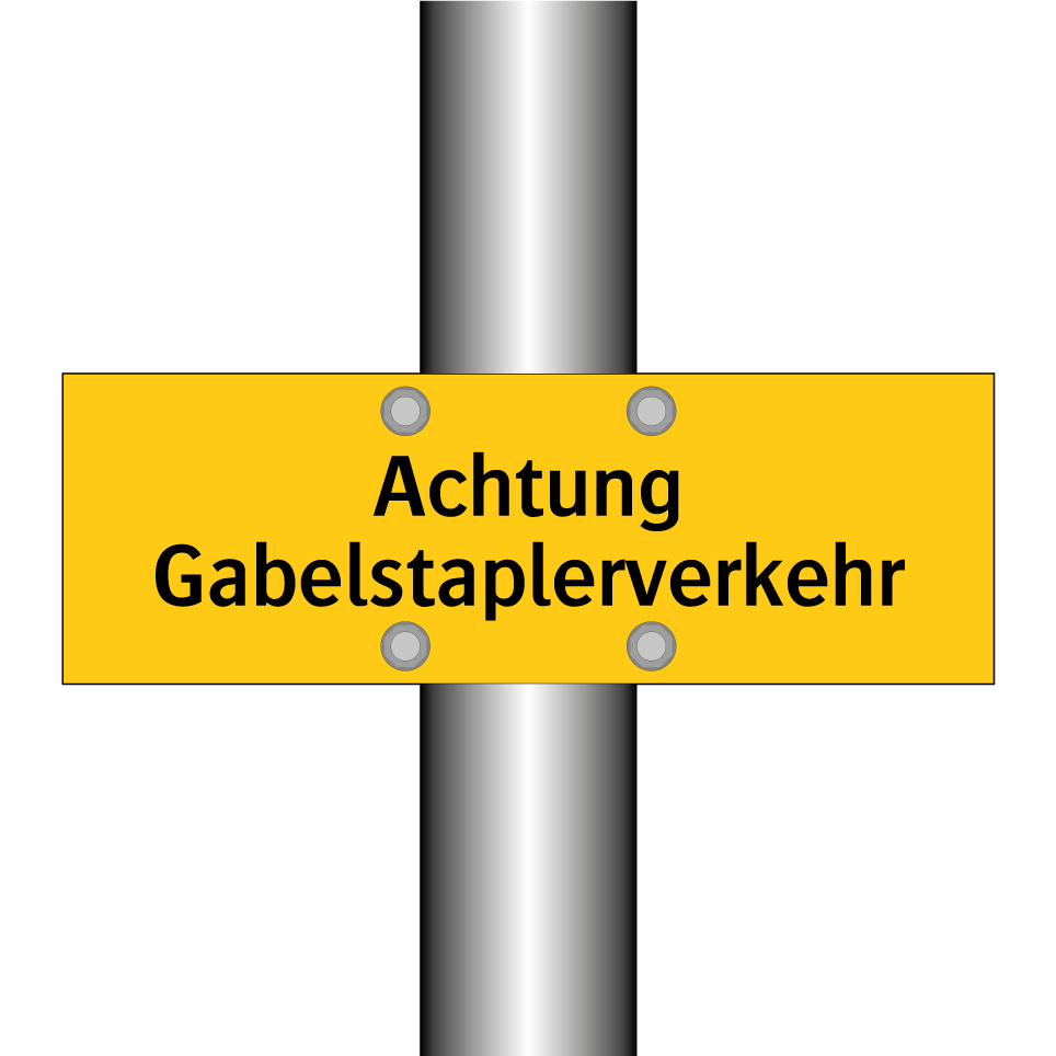 Achtung Gabelstaplerverkehr