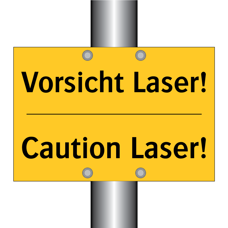 Vorsicht Laser! - Caution Laser!