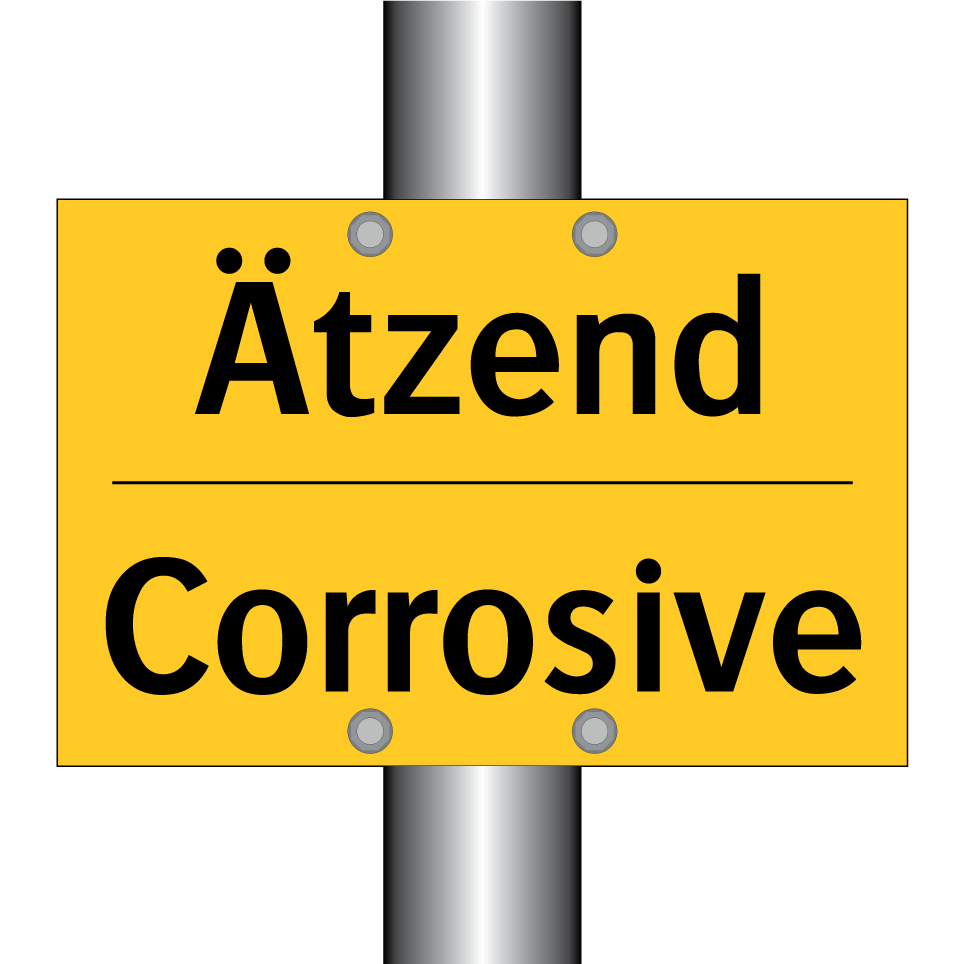 Ätzend - Corrosive