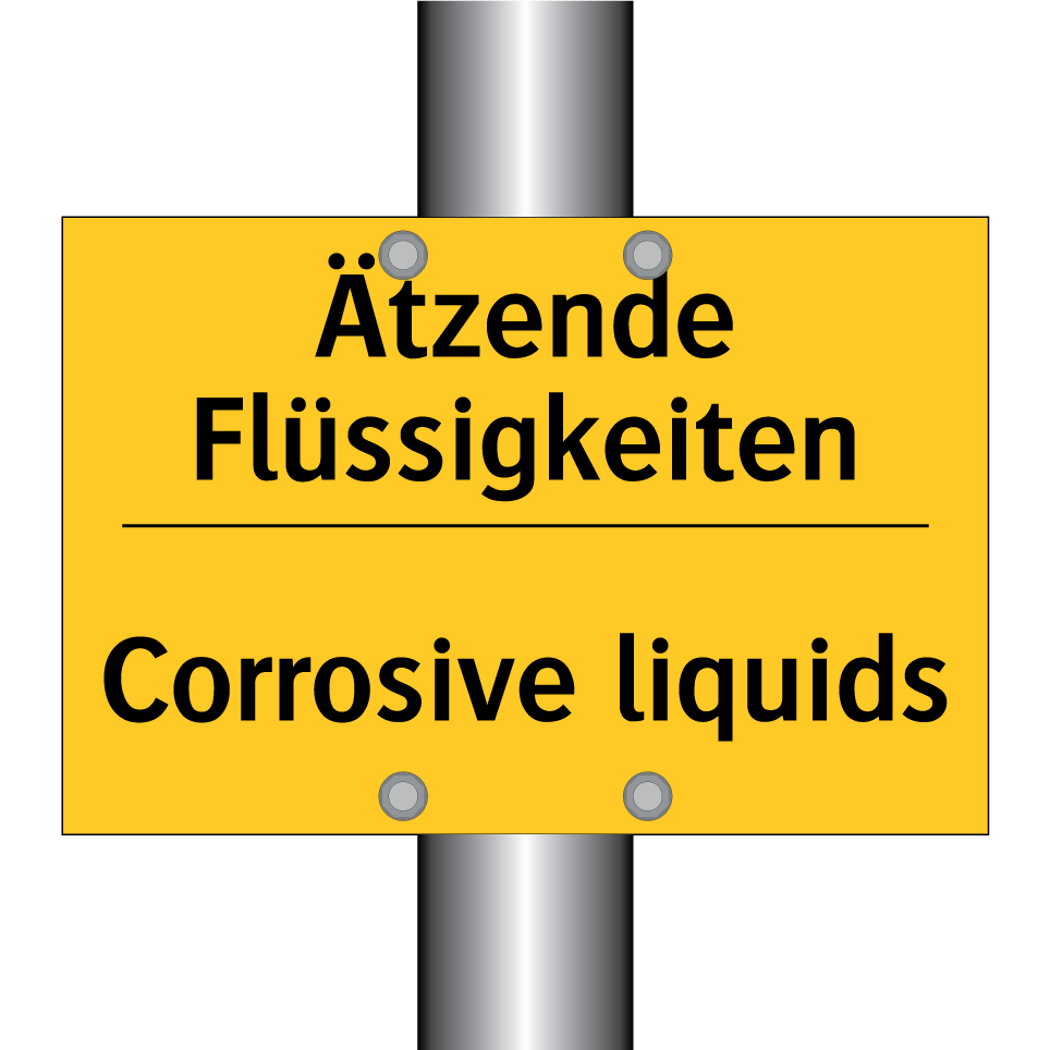 Ätzende Flüssigkeiten - Corrosive liquids