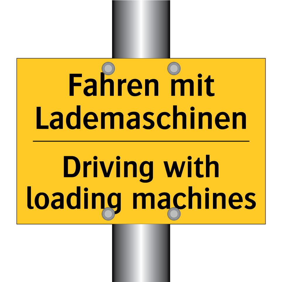 Fahren mit Lademaschinen - Driving with loading machines