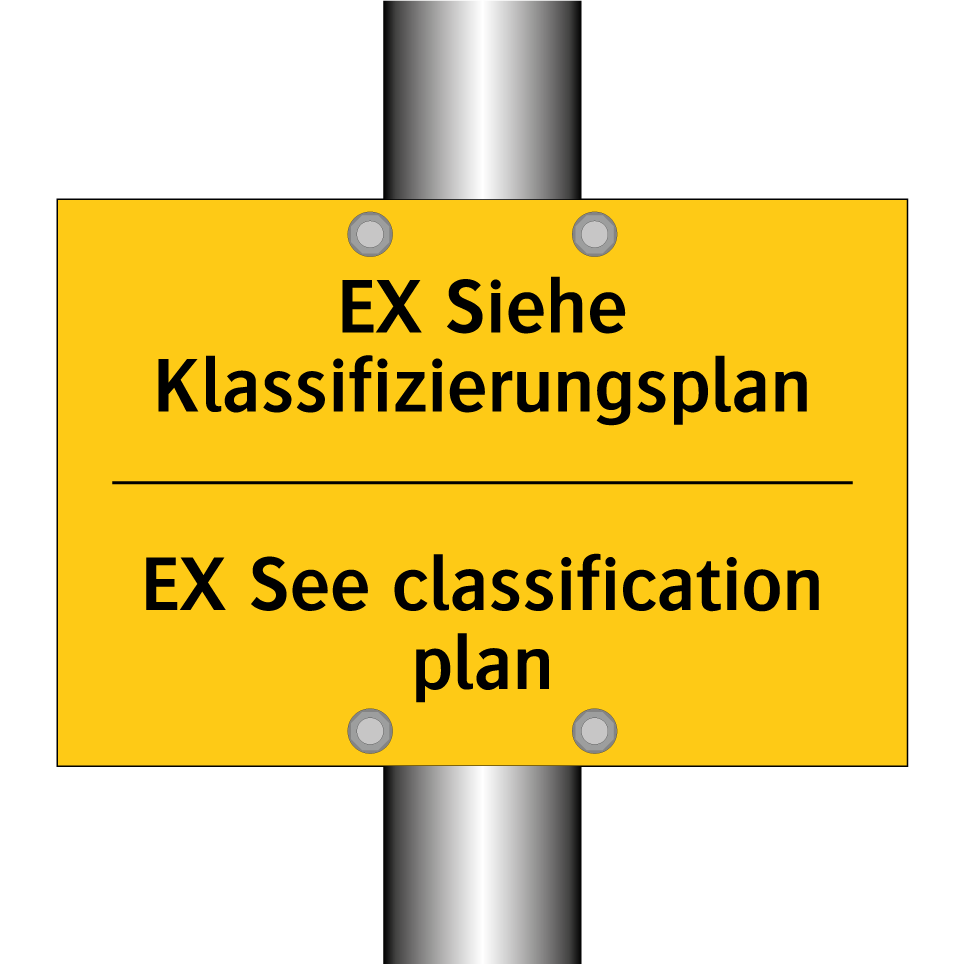 EX Siehe Klassifizierungsplan - EX See classification plan