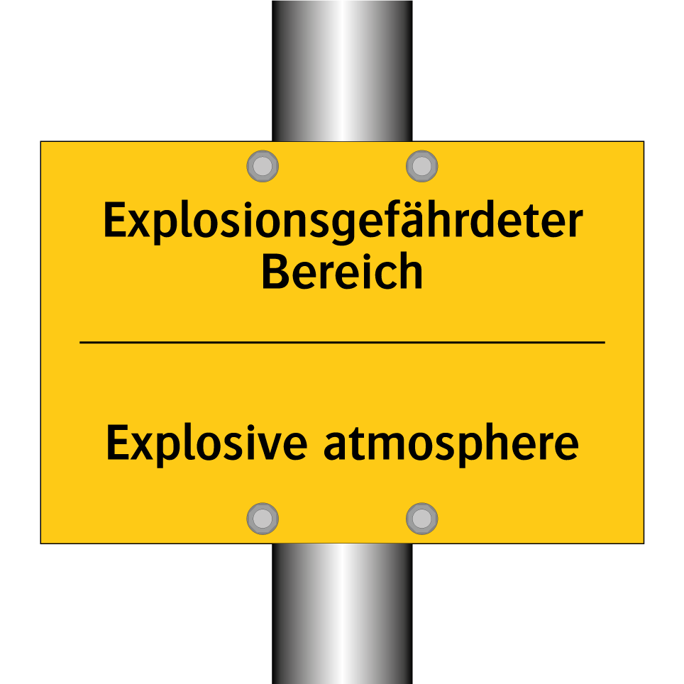 Explosionsgefährdeter Bereich - Explosive atmosphere