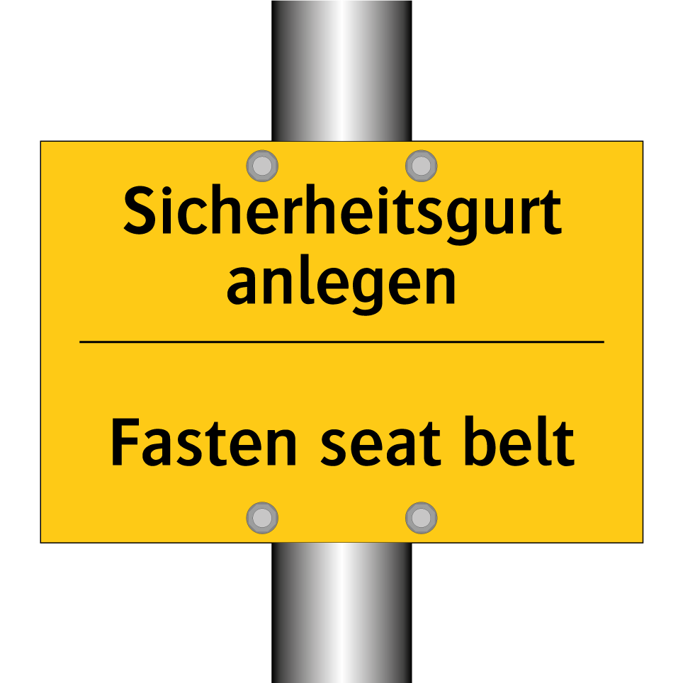 Sicherheitsgurt anlegen - Fasten seat belt