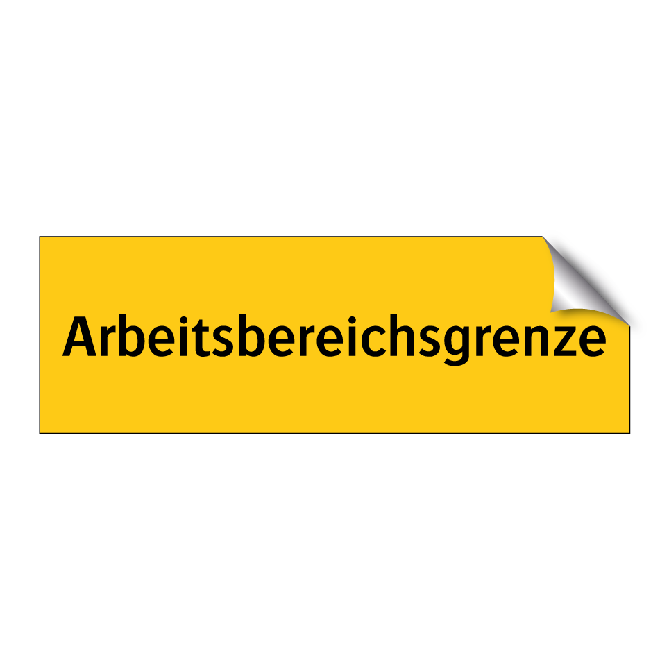 Arbeitsbereichsgrenze
