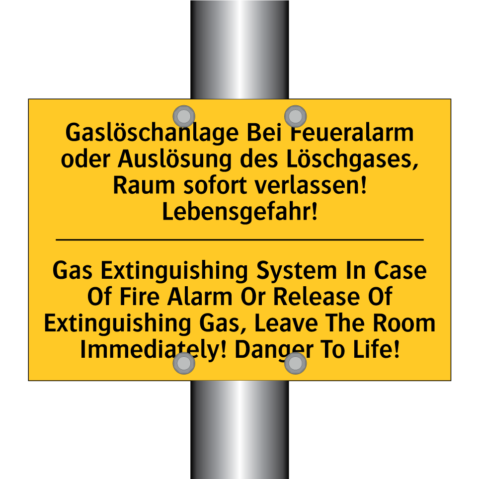 Gaslöschanlage Bei Feueralarm /.../ - Gas Extinguishing System In Case /.../