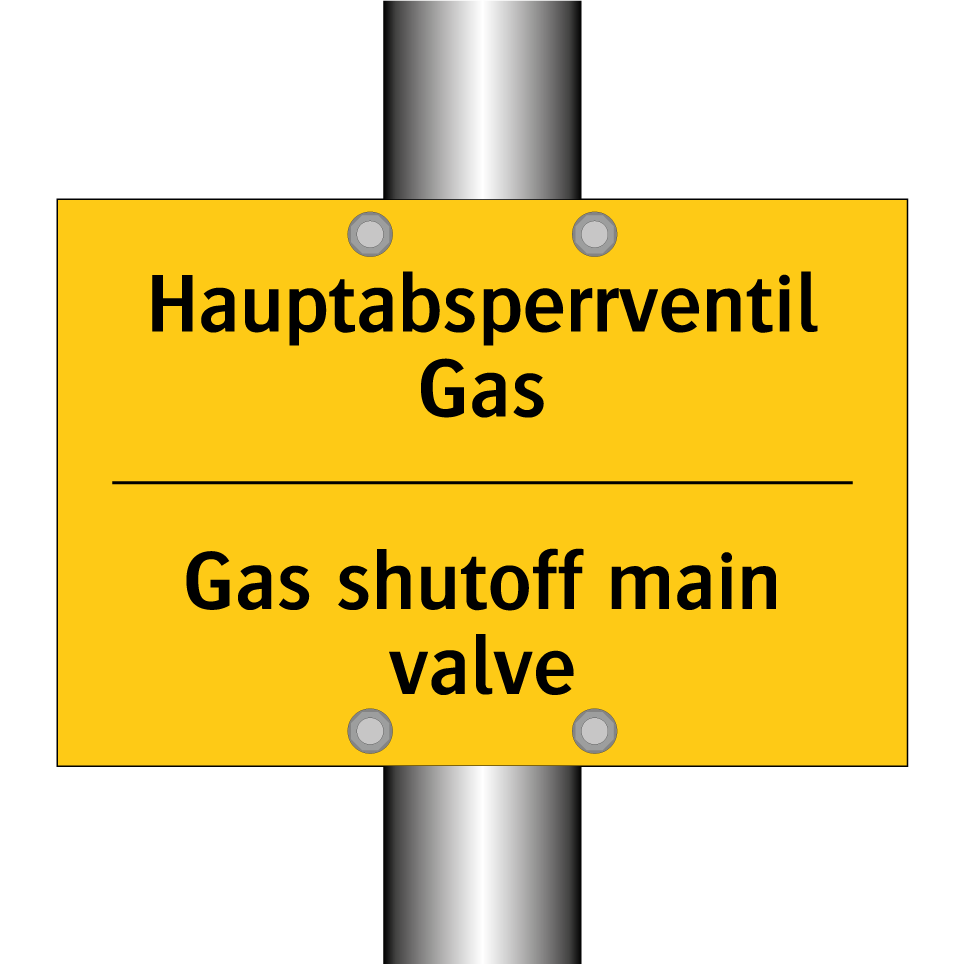 Hauptabsperrventil Gas - Gas shutoff main valve