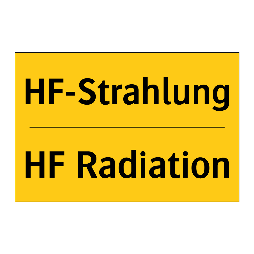 HF-Strahlung - HF Radiation