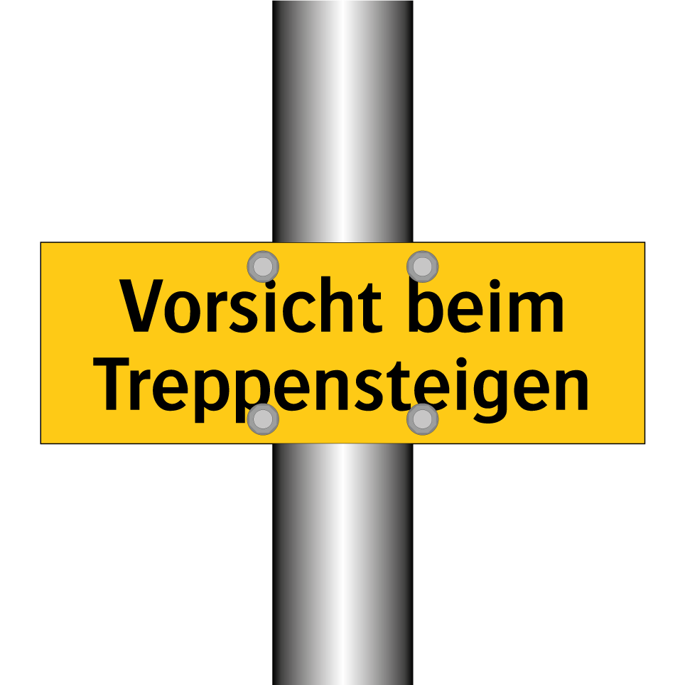 Vorsicht beim Treppensteigen