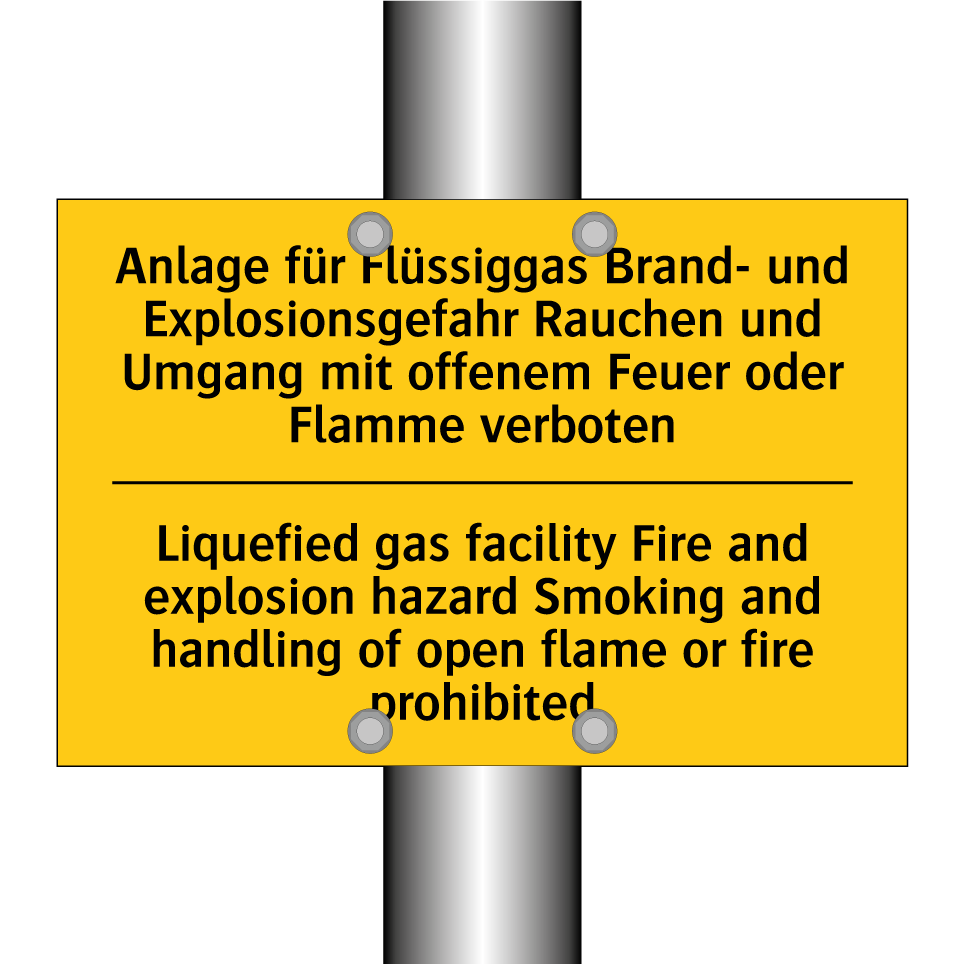Anlage für Flüssiggas Brand- und /.../ - Liquefied gas facility Fire and /.../