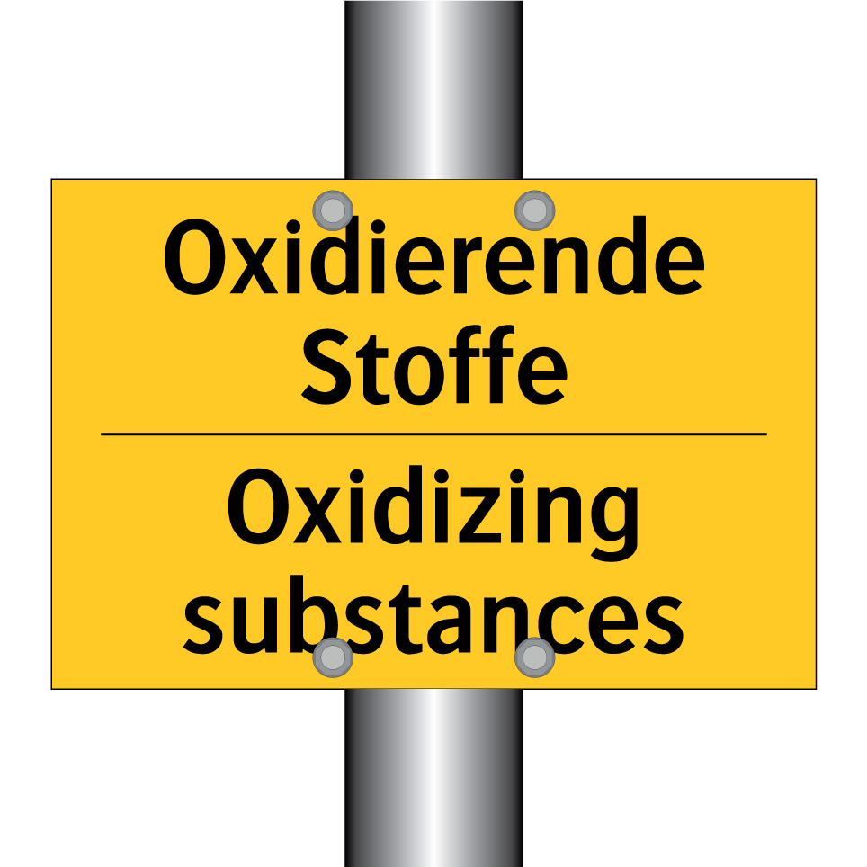 Oxidierende Stoffe - Oxidizing substances